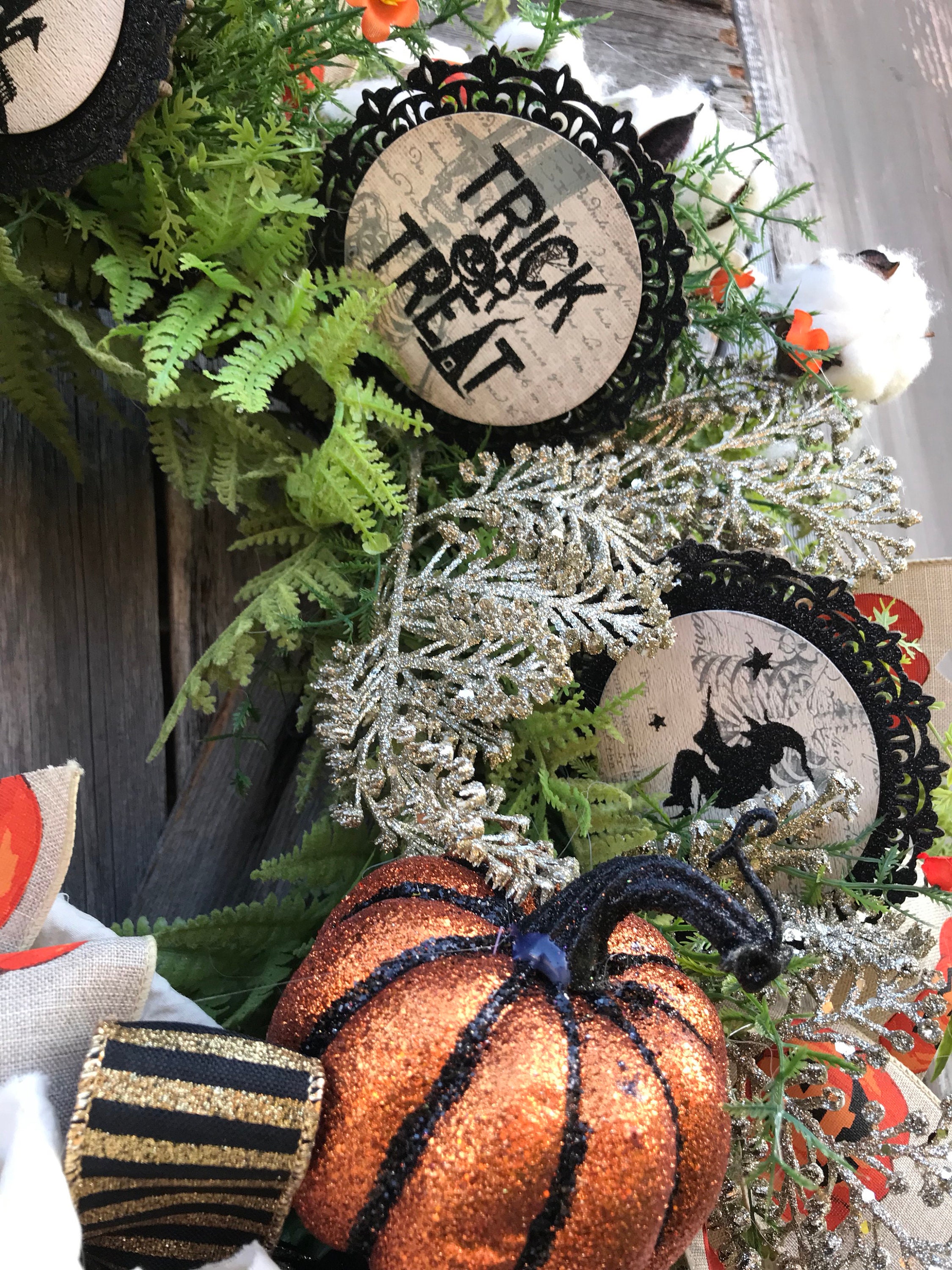 Halloween Wreath, Halloween Swag, Fall Wreath, Fall Decor, Autumn Decor Halloween Wreath, Halloween Swag, Fall Wreath, Fall Decor, Autumn Decor