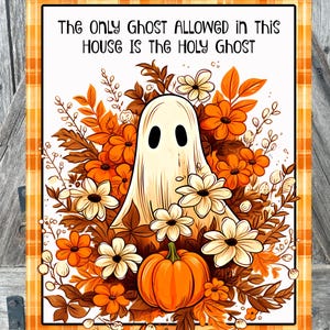 Signo del Espíritu Santo, Signo de otoño, Decoración otoñal, Arte mural otoñal