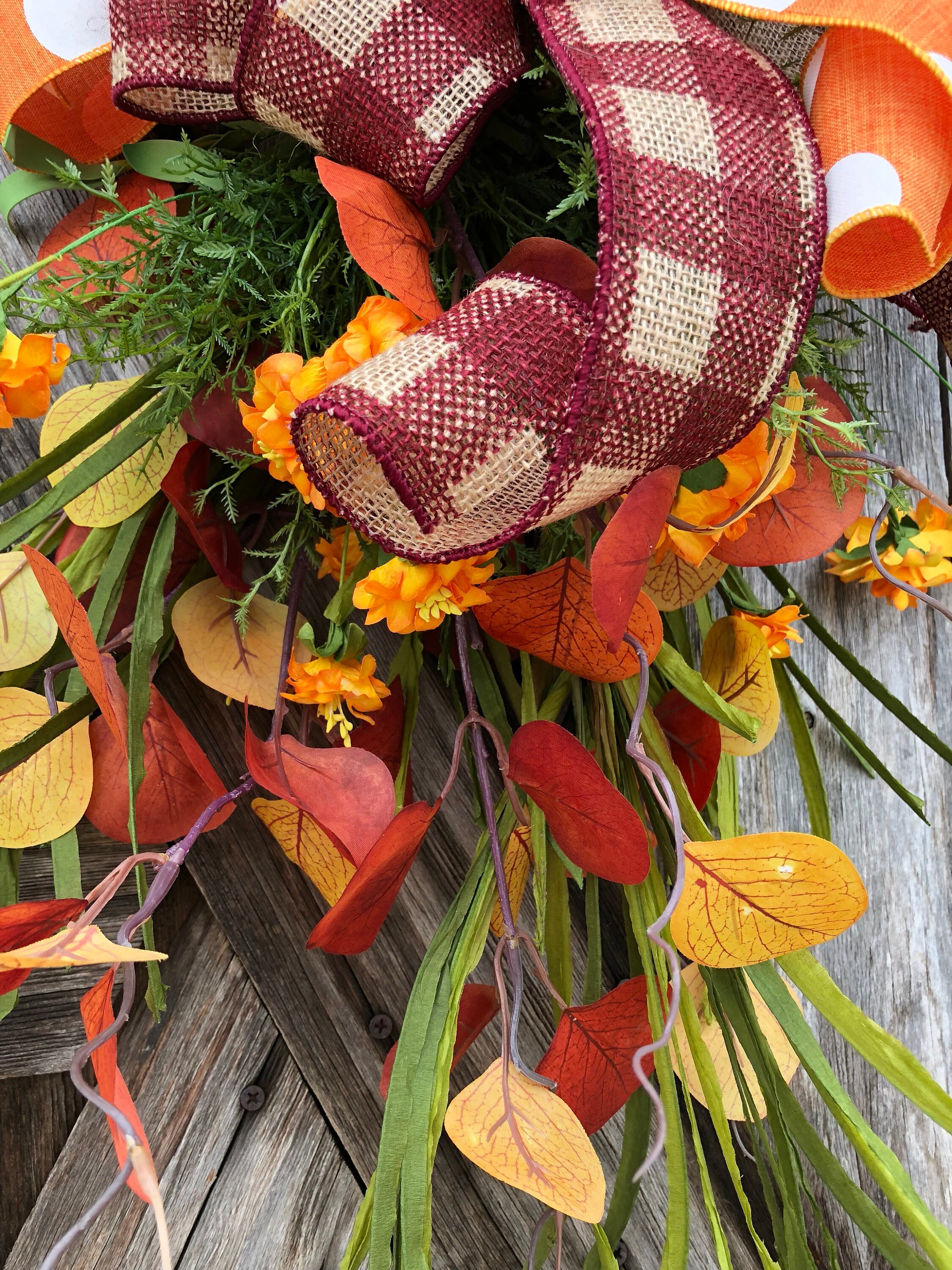 Fall Swag, Autumn Swag, Fall Centerpiece, Autumn Centerpiece, Autumn Floral