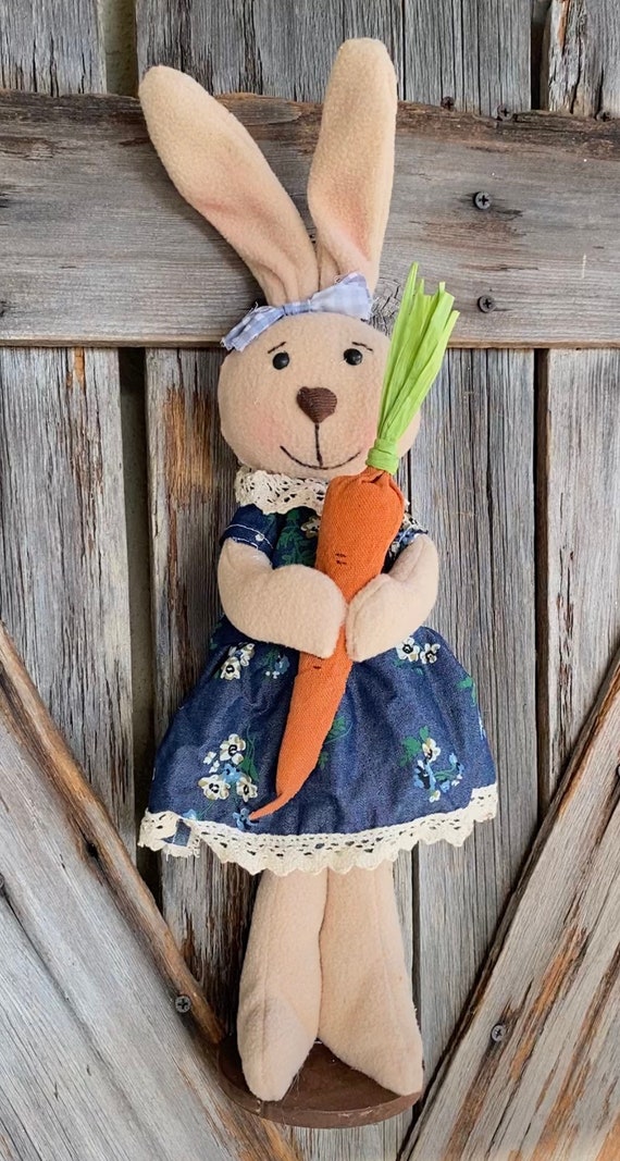 Girl Bunny with Carrot
