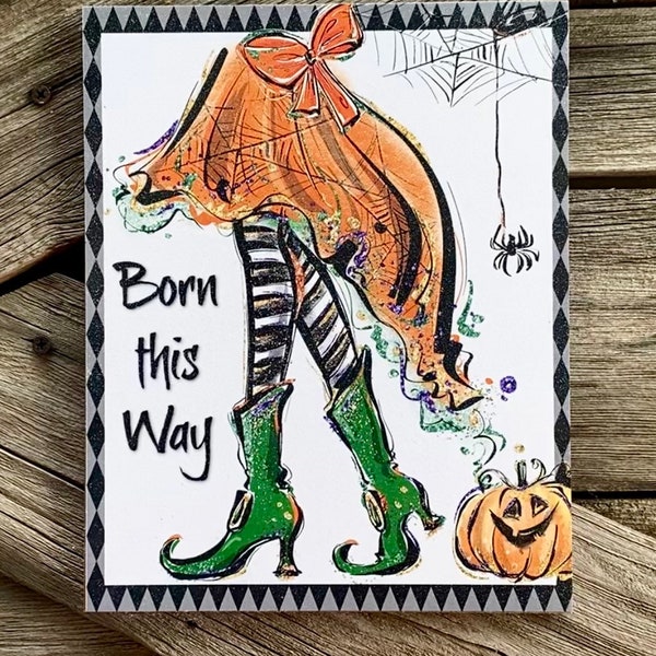 Born This Way, Halloween Sign, Halloween Decor, Halloween Wall Art