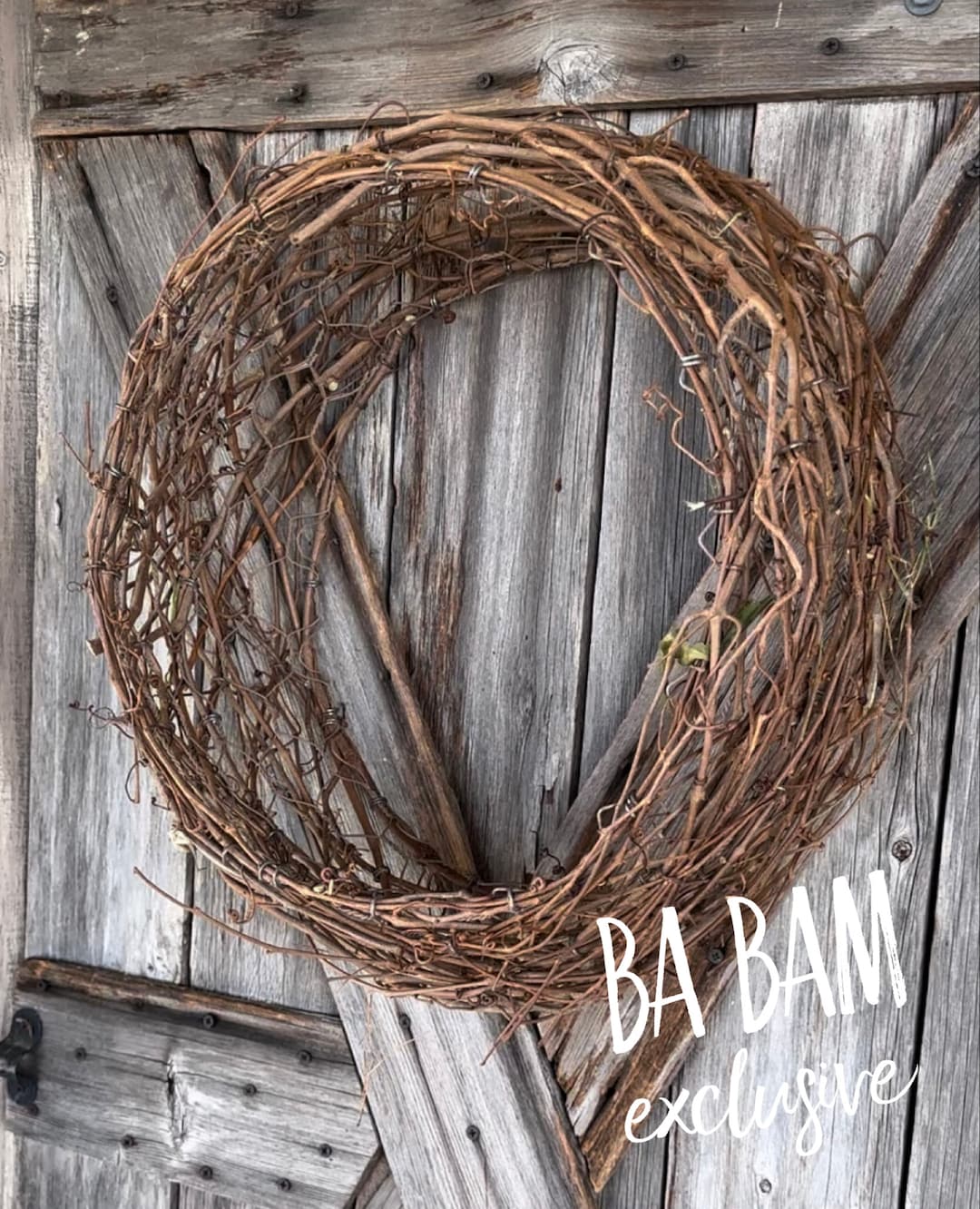 Grapevine Basket, Wreath Supply Etsy