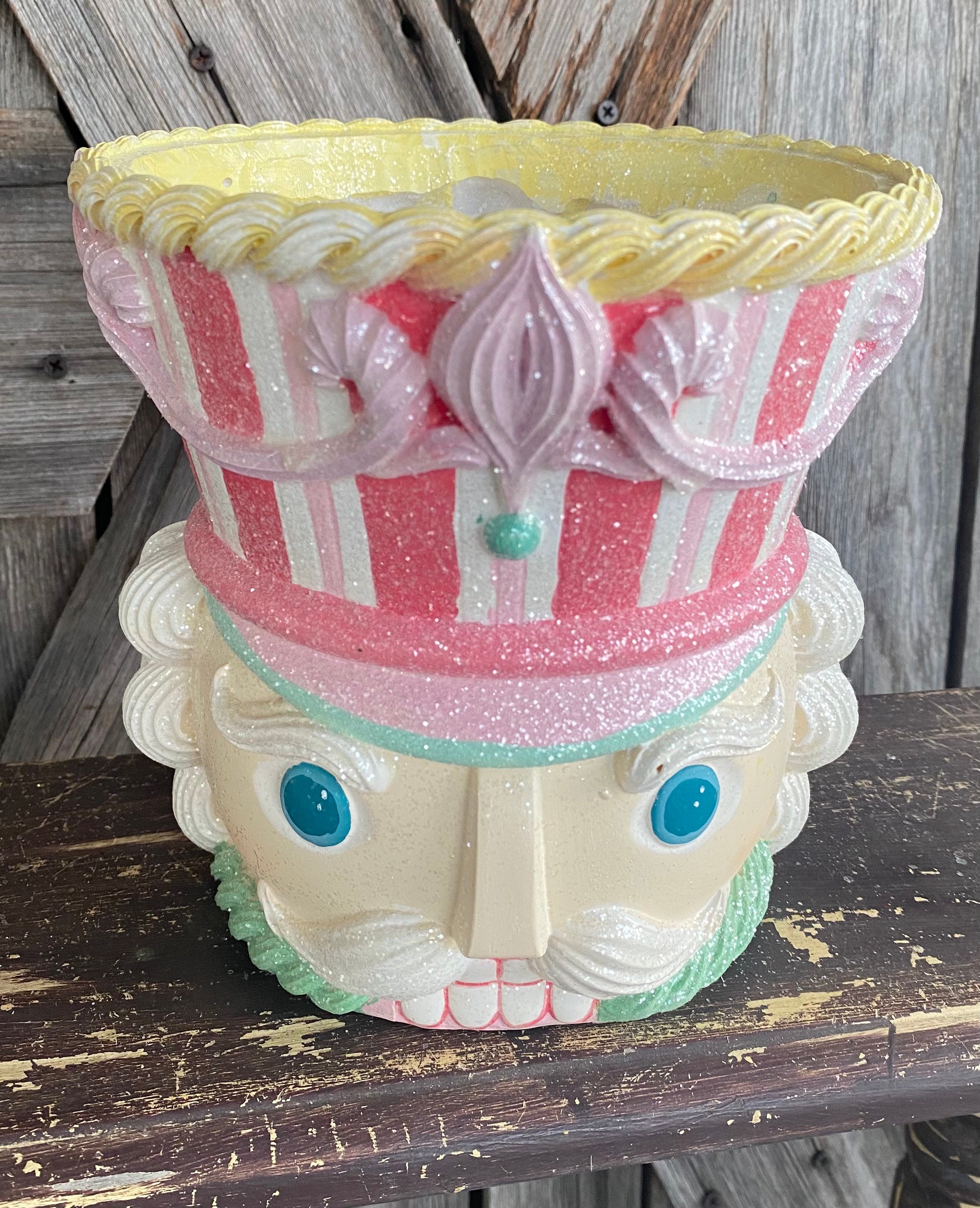 Candy Land Nutcracker Resin Head