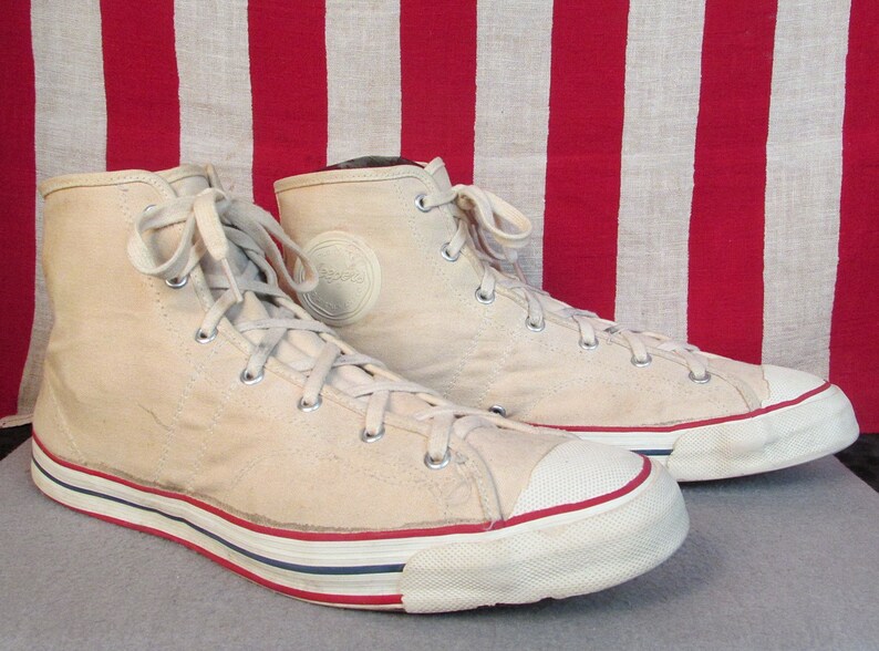 Vintage 1950s Jeepers Canvas HighTop Sneakers Sears Athletic Etsy