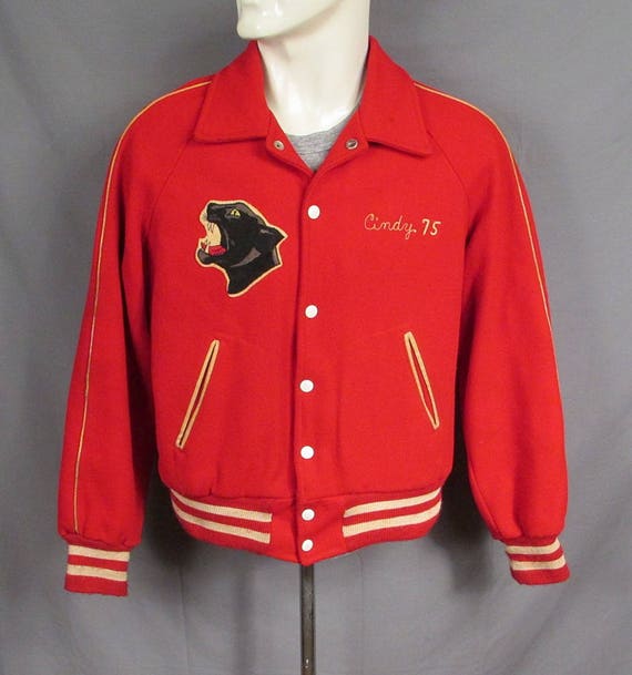 Vintage 1970s Perth Amboy High School Wool Varsity