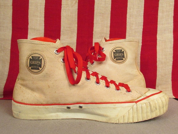 Vintage des années 1950 Top Notch « accroche » toile blanche Basketball Sneakers haut Sz.10 haut chaussures de sport | Une Performance Supérieure
Vintage des années 1950 1950 1950 Top Notch « accroche » toile blanche Basketball Sneakers haut Sz.10 haut chaussures de sport | Une Performance Supérieure
ac7999