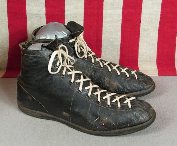 leather athletic shoes
