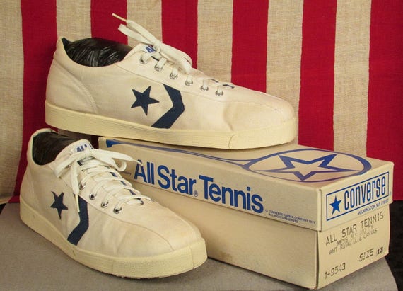 old school converse tennis shoes