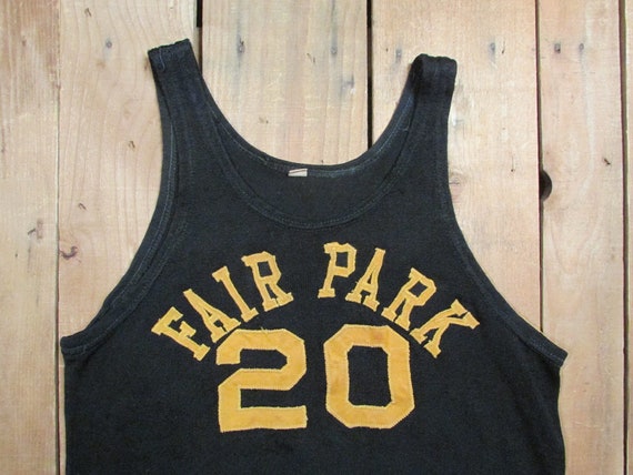 Vintage 1930s Fair Park H.S.Basketball Uniform Wo… - image 4