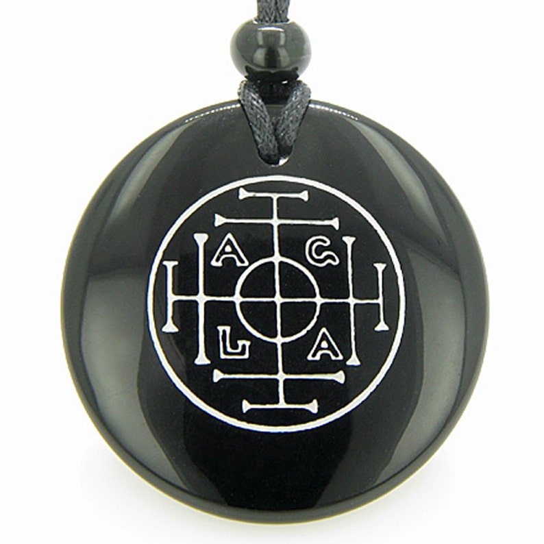 Glück Reichtum und Erfolg Talisman schwarz Achat Magie  Etsy