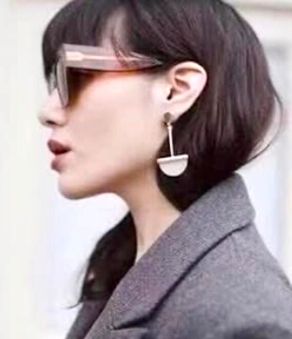 CELINE earrings | gold Celine dangle earrings | au