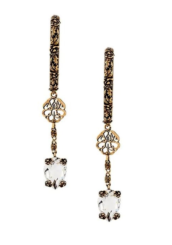 Alexander McQueen earrings | MCQUEEN drop earring
