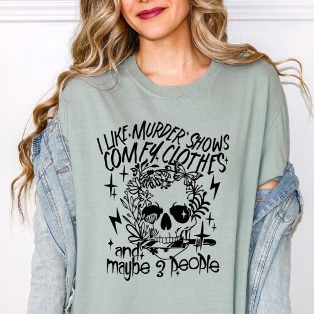 Camiseta Con Texto En Inglés "I Heart (Love) Murder Mystery Series Book Series Literature, Negro