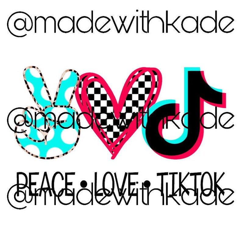 Free Free Peace Love Tiktok Svg Free 355 SVG PNG EPS DXF File