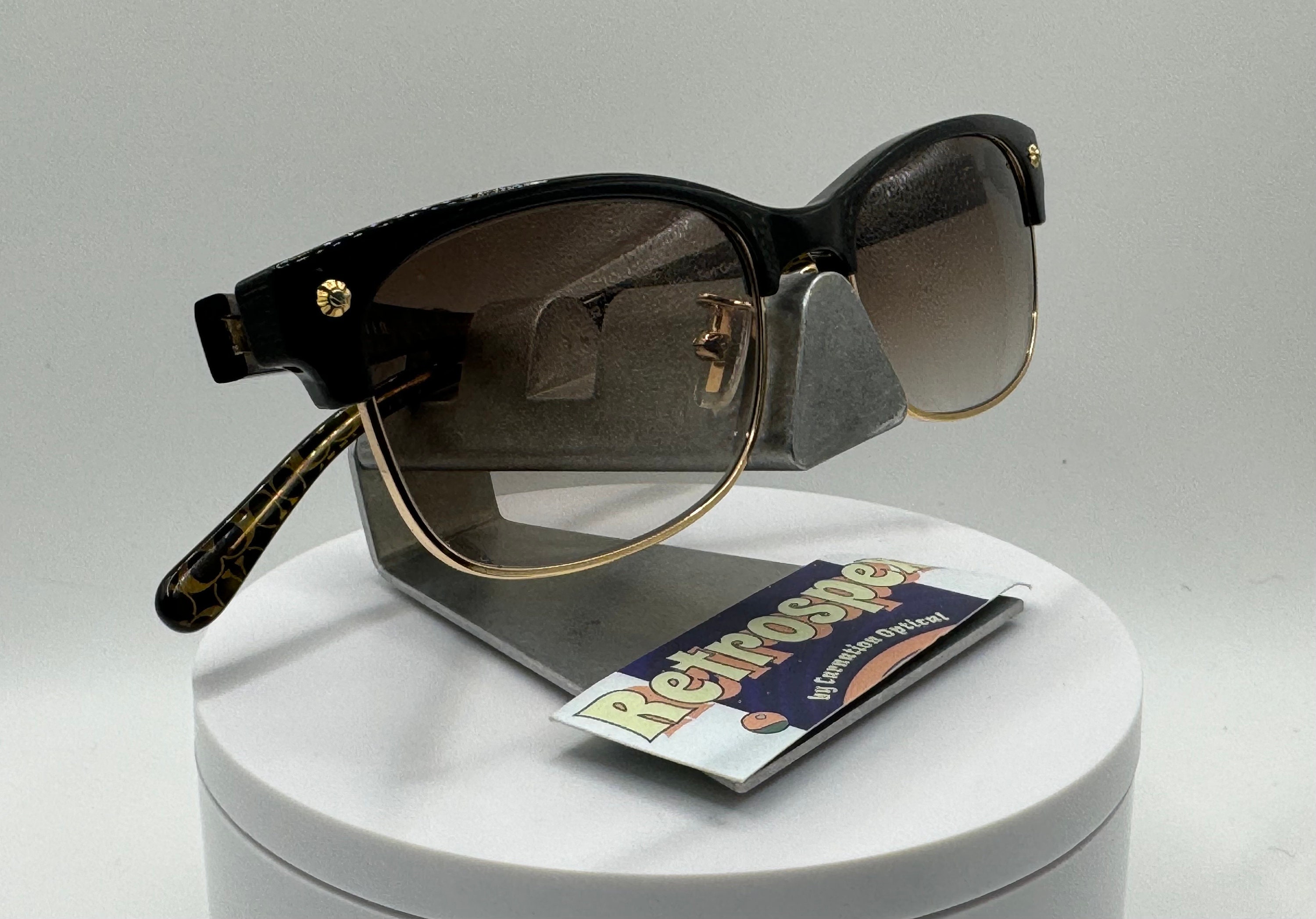 Vintage Y2K Style Sunglasses NOS 2000s Brown Fade Lens Coach  display picture 1