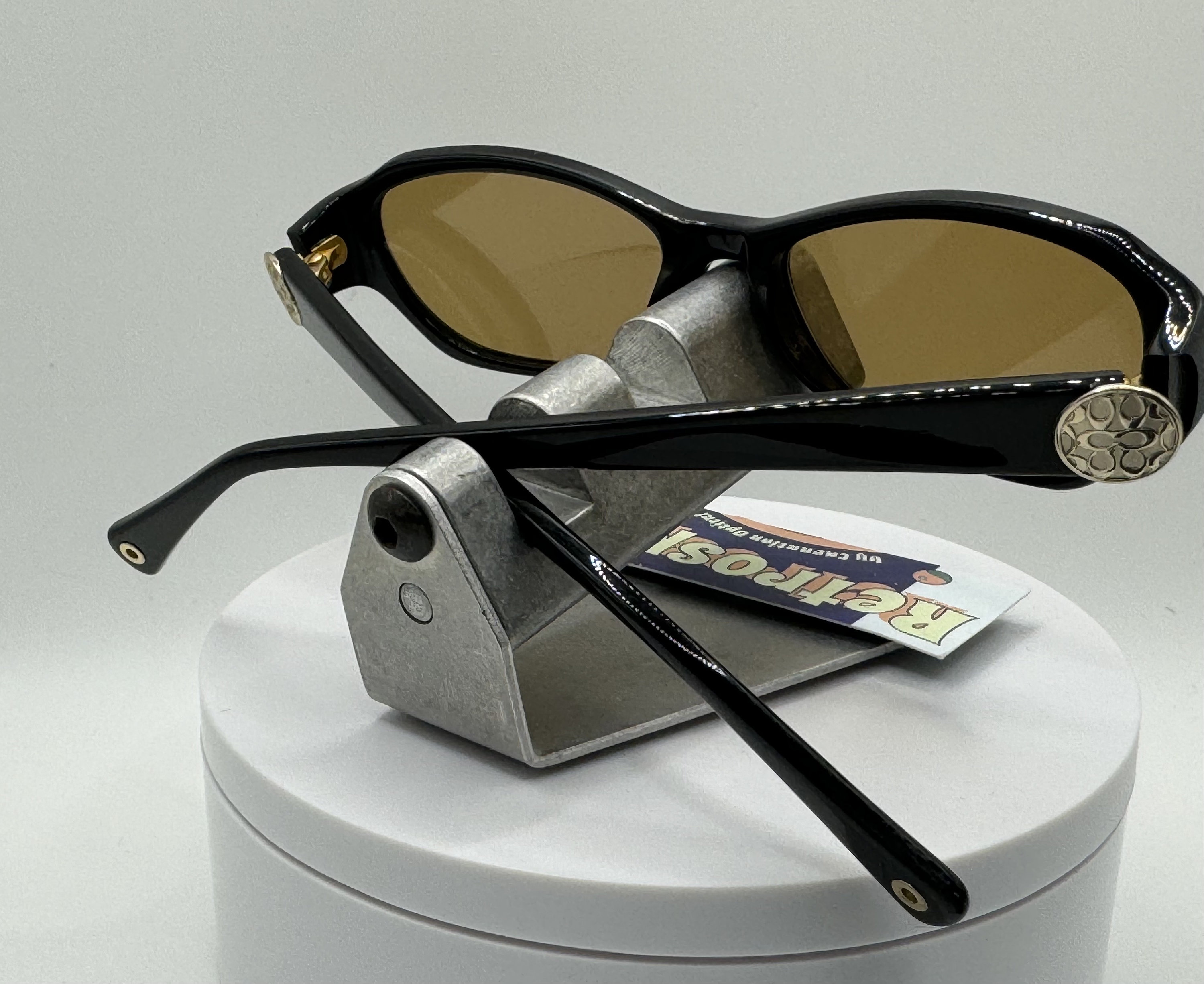 Vintage Y2K Style Sunglasses NOS 2000s Brown Lens Coach HC6009