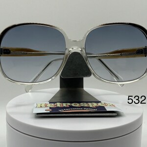 Vintage Y2K Sunglasses NOS 2000s Style Polarized Gold Mirror  display picture 1