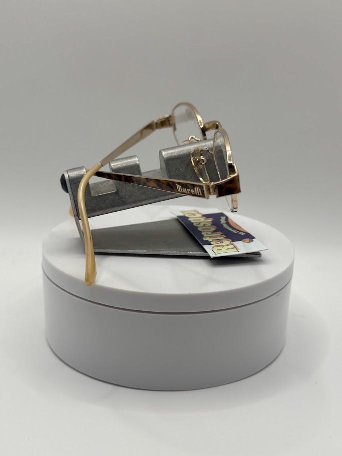 Vintage Y2K Eyeglasses | NOS | Narrow Metal Style | Gold  display picture 1