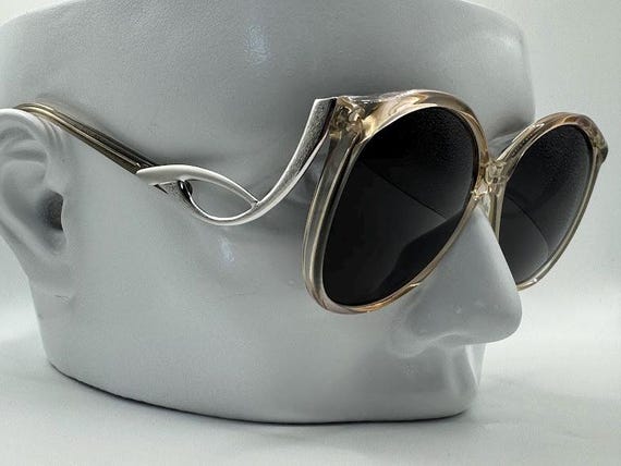 NEW Vintage Oversize Eyeglasses | Non Rx | Drop Temple Style  display picture 3