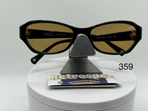 Vintage Y2K Style Sunglasses NOS 2000s Brown Lens Coach  display picture 1