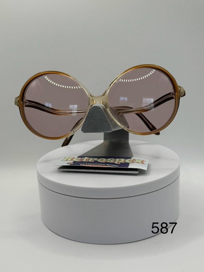NEW Vintage Oversize Eyeglasses | Non Rx | Round Style  display picture 3