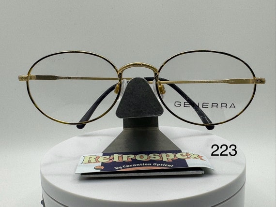 True Vintage Eyeglasses | NOS | Metal Oval Round … - image 1