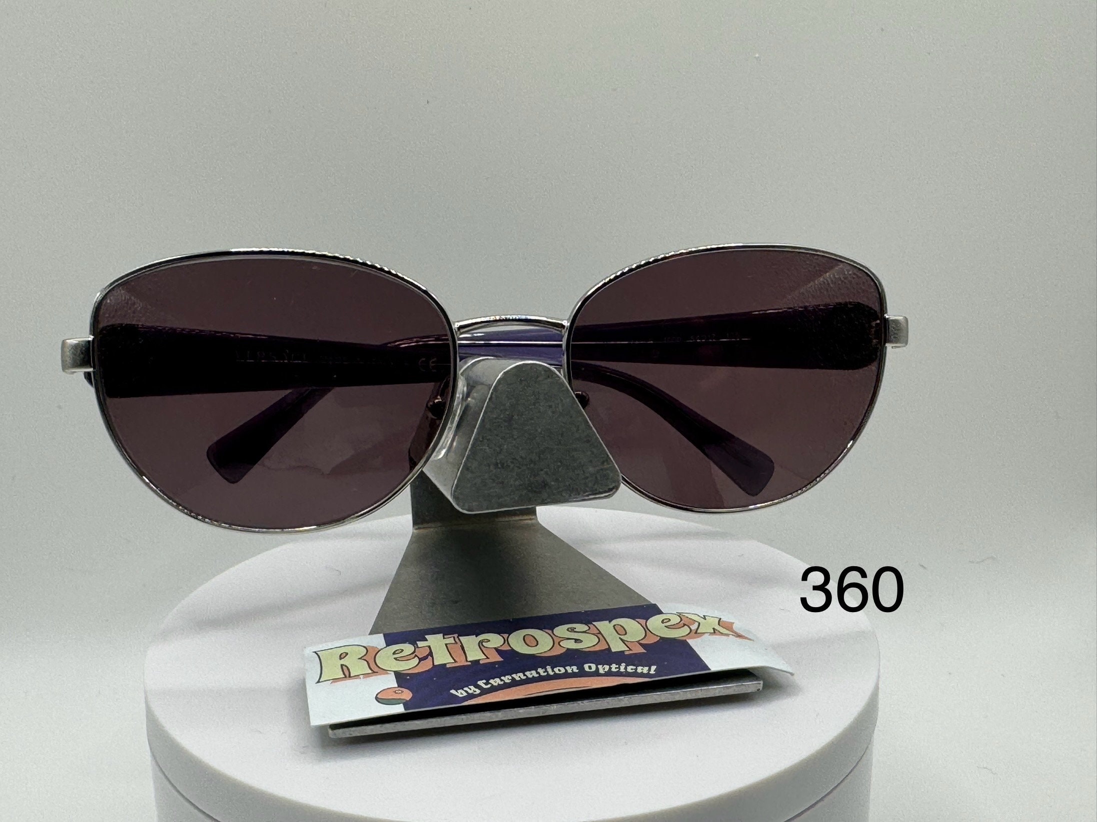Vintage Y2K Sunglasses NOS 2000s Purple Lens Versace 1246