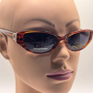 NOS Vintage Y2K Designer Sunglasses | Jessica McClintock | Metal Detail Style NOS Vintage Y2K Designer Sunglasses | Jessica McClintock  main image 4