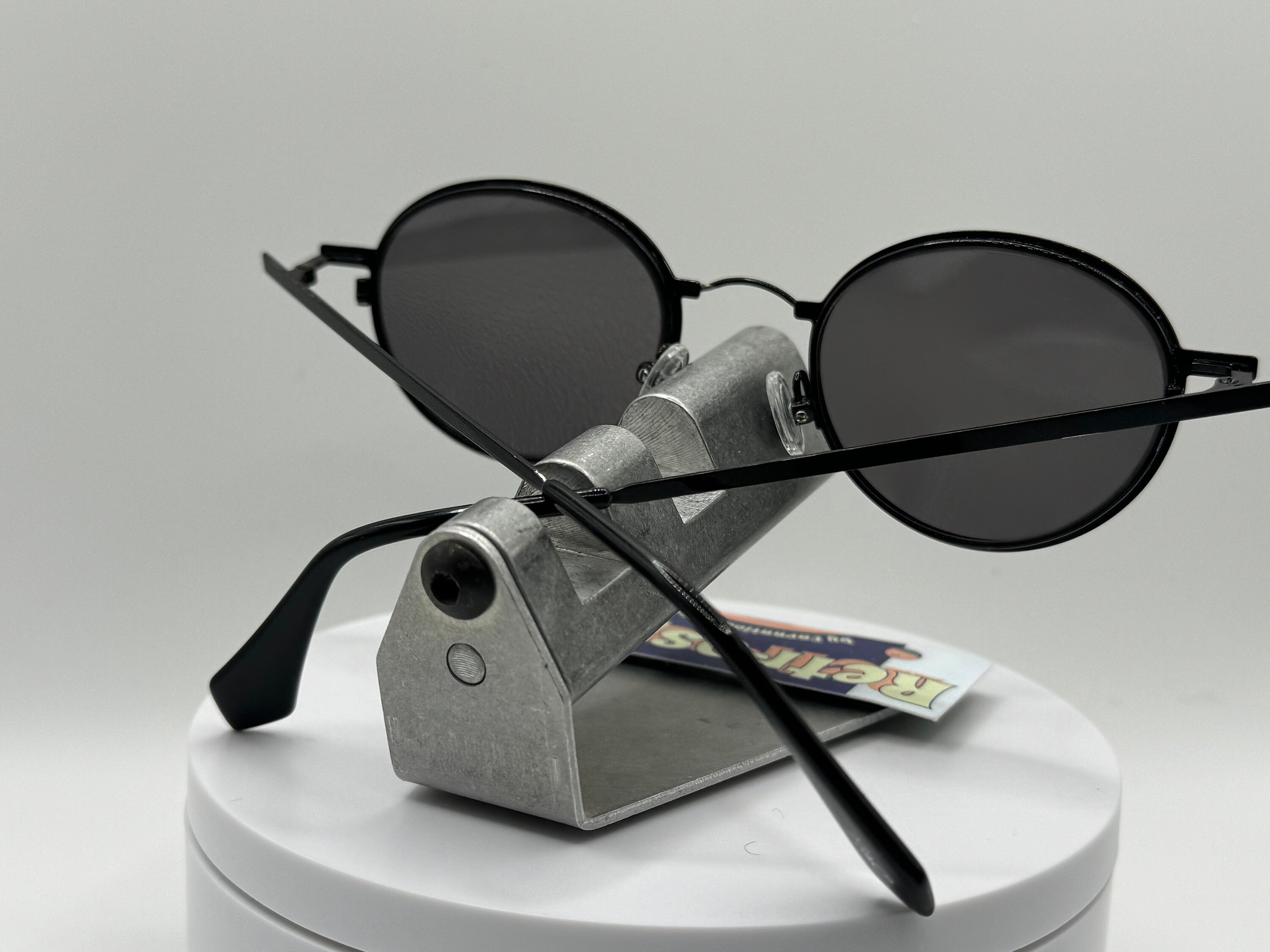 Vintage Refurbished Eyeglasses | Round Metal Frame | Nat  display picture 3