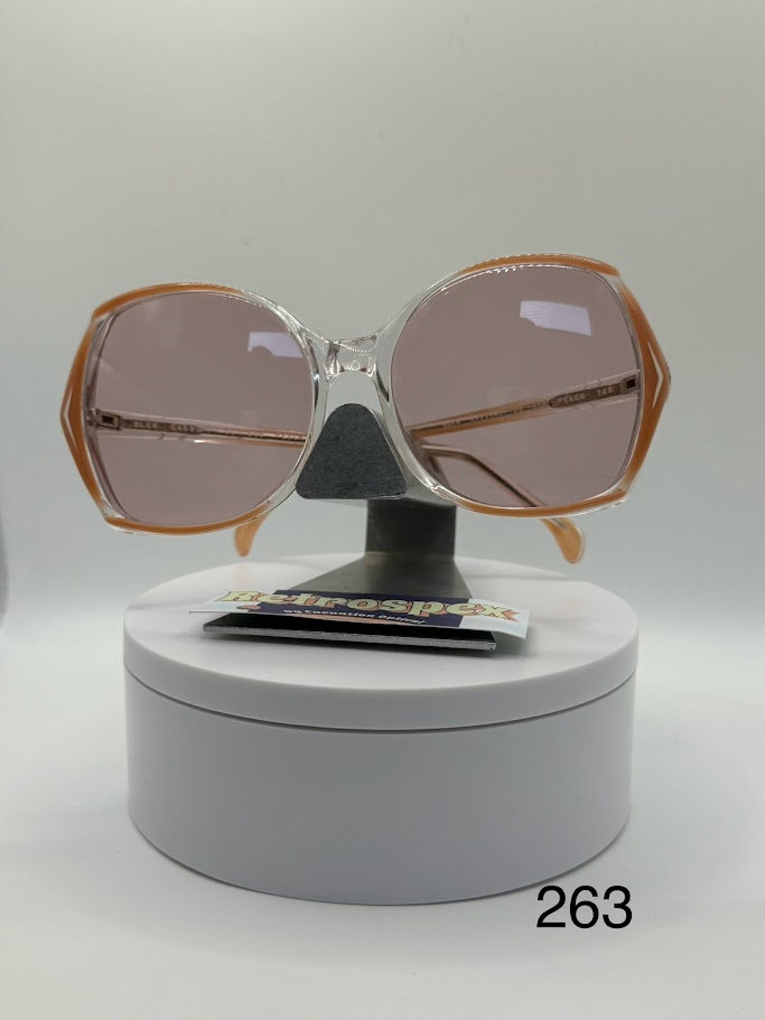True Vintage Oversize Sunglasses | NOS | Mature Style | Pink 
