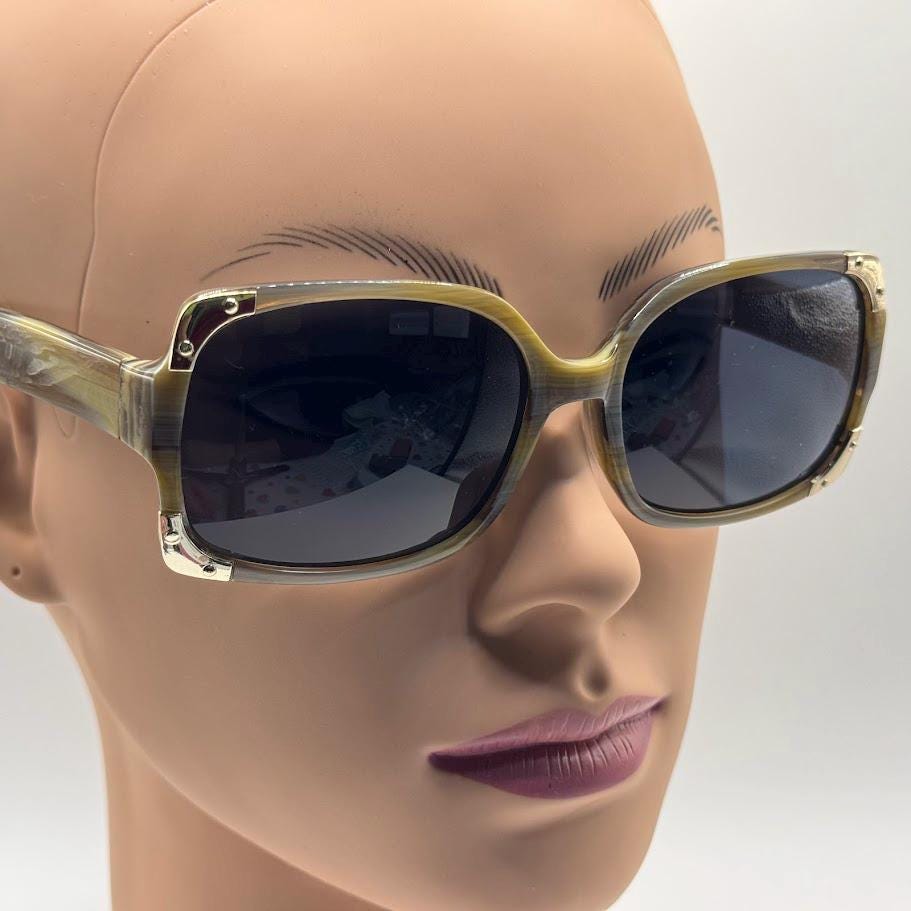 Vintage Y2K BCBGMaxAzria Tinted Sunglasses Vintage Y2K Designer Sunglasses BCBG Max Azria Radiance  main image 3