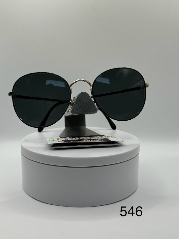 True Vintage Oversize Sunglasses | NOS | Preppy Round Style  display picture 1