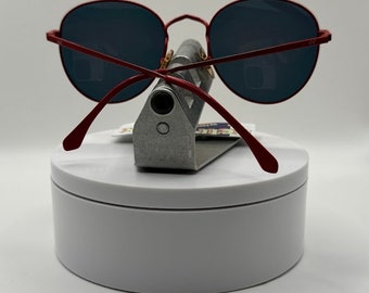 True Vintage Oversize Sunglasses | NOS | Preppy Style | Red 