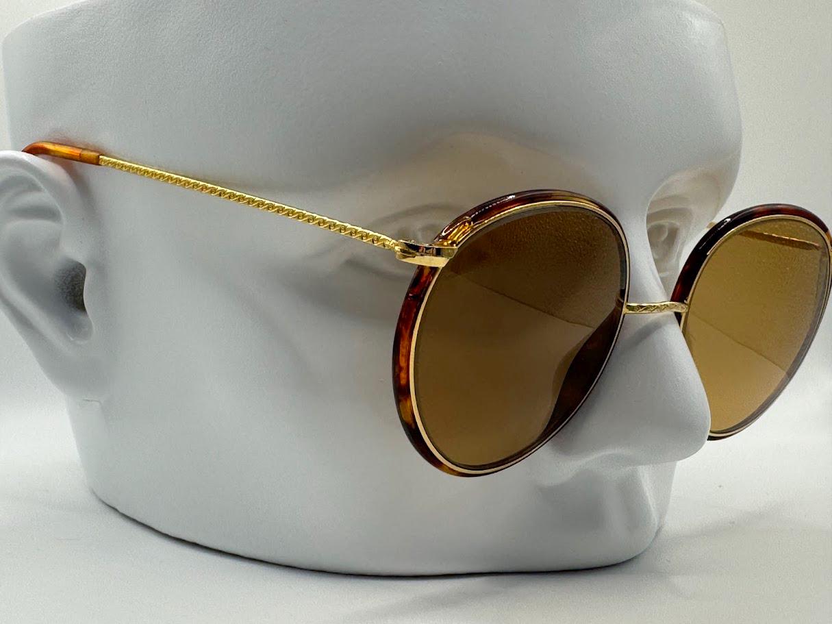 True Vintage Oversize Sunglasses | NOS | Round Style | Brown 