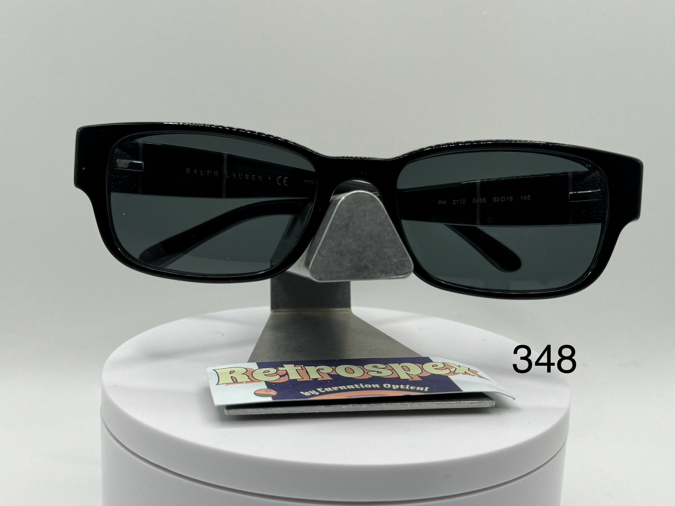 小物 RALPH LAUREN Oval Sunglasses Y2K Black Vintage Y2K Sunglasses NOS 2000s G15 Lens Ralph Lauren 2110