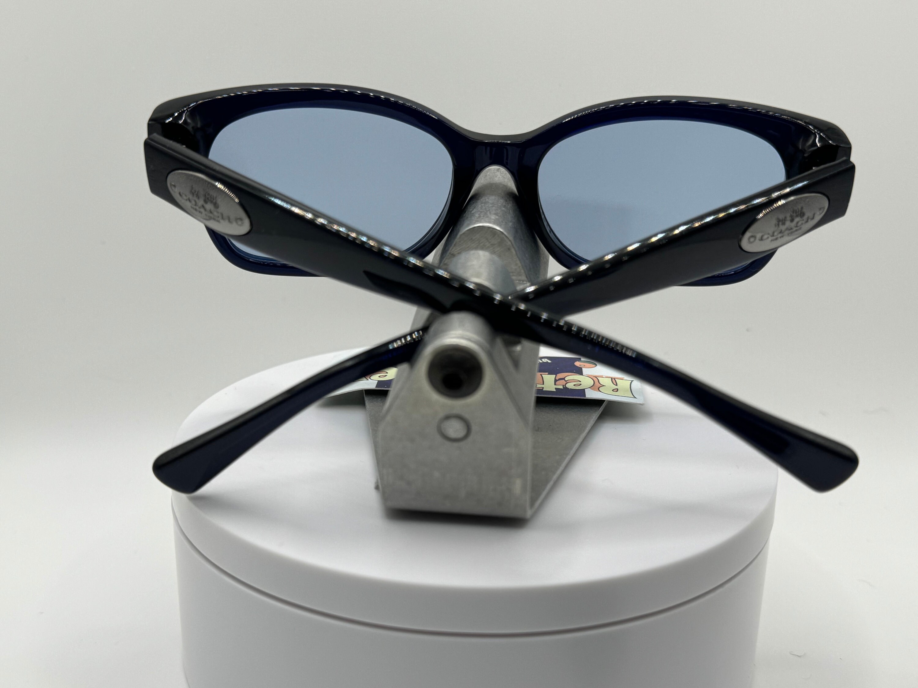 Vintage Y2K Sunglasses NOS 2000s Blue Lens Coach HC6009 Blue  display picture 2