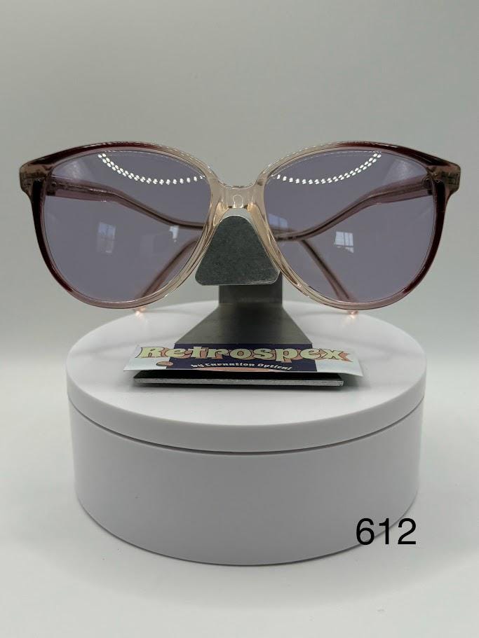 NEW Vintage Oversize Sunglasses | Non RX | Purple Lens  display picture 3