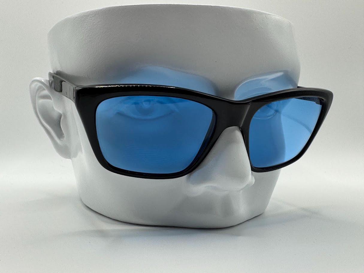 Bolle Acrylex 379 vintage aviator Sunglass -blk with blue mirror lens Bolle Vintage Sunglasses - Etsy main image 4