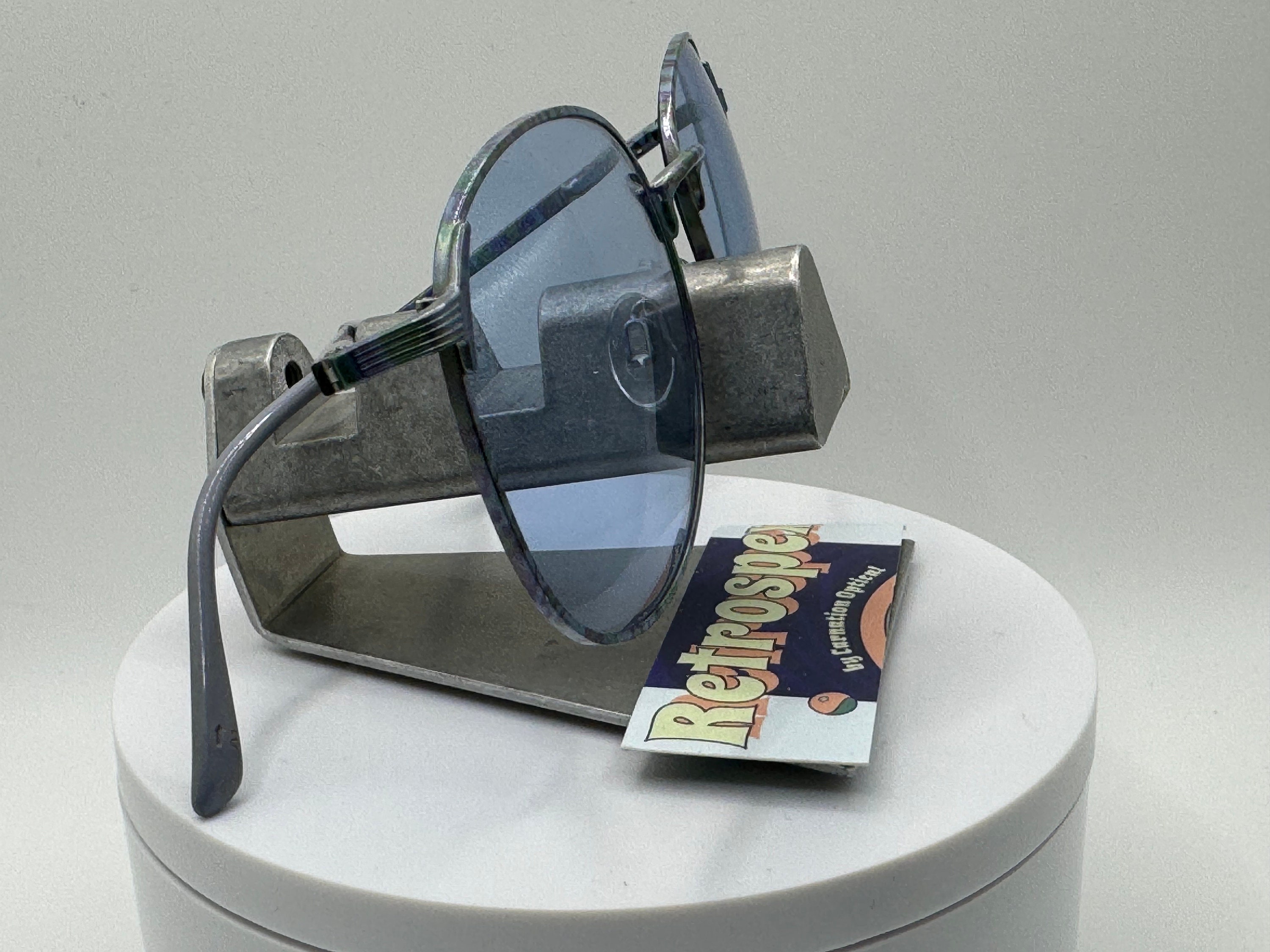 Vintage Oversize Sunglasses NOS Round Style Safilo 4563 Confetti Frame 1990s Vintage Oversize Sunglasses NOS Round Style Safilo 4563  main image 4