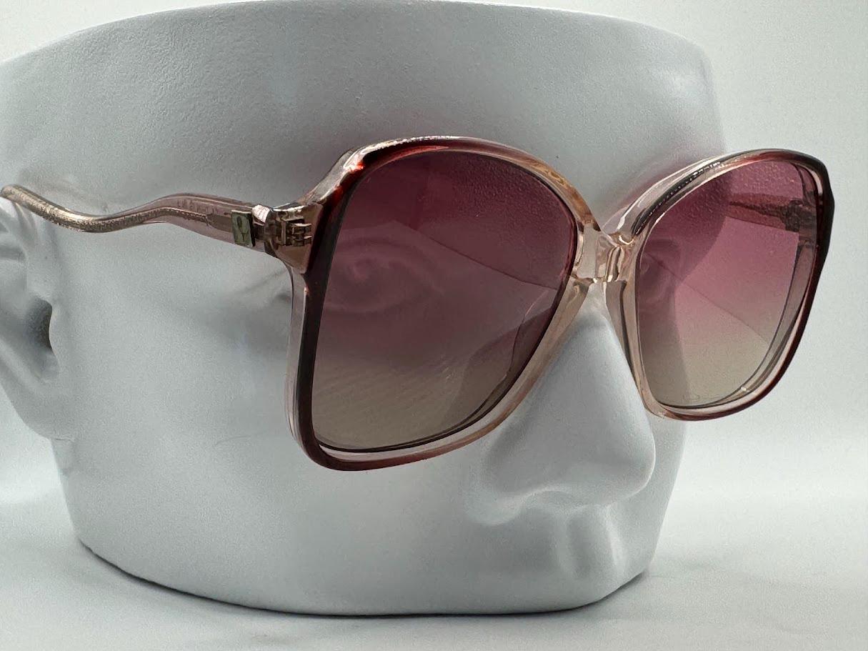 NEW Vintage Oversize Sunglasses | Non RX | Square Style | Custom Lens | USA Made Retro Square Round Circle Lens Plastic Geometric Mod  main image 2