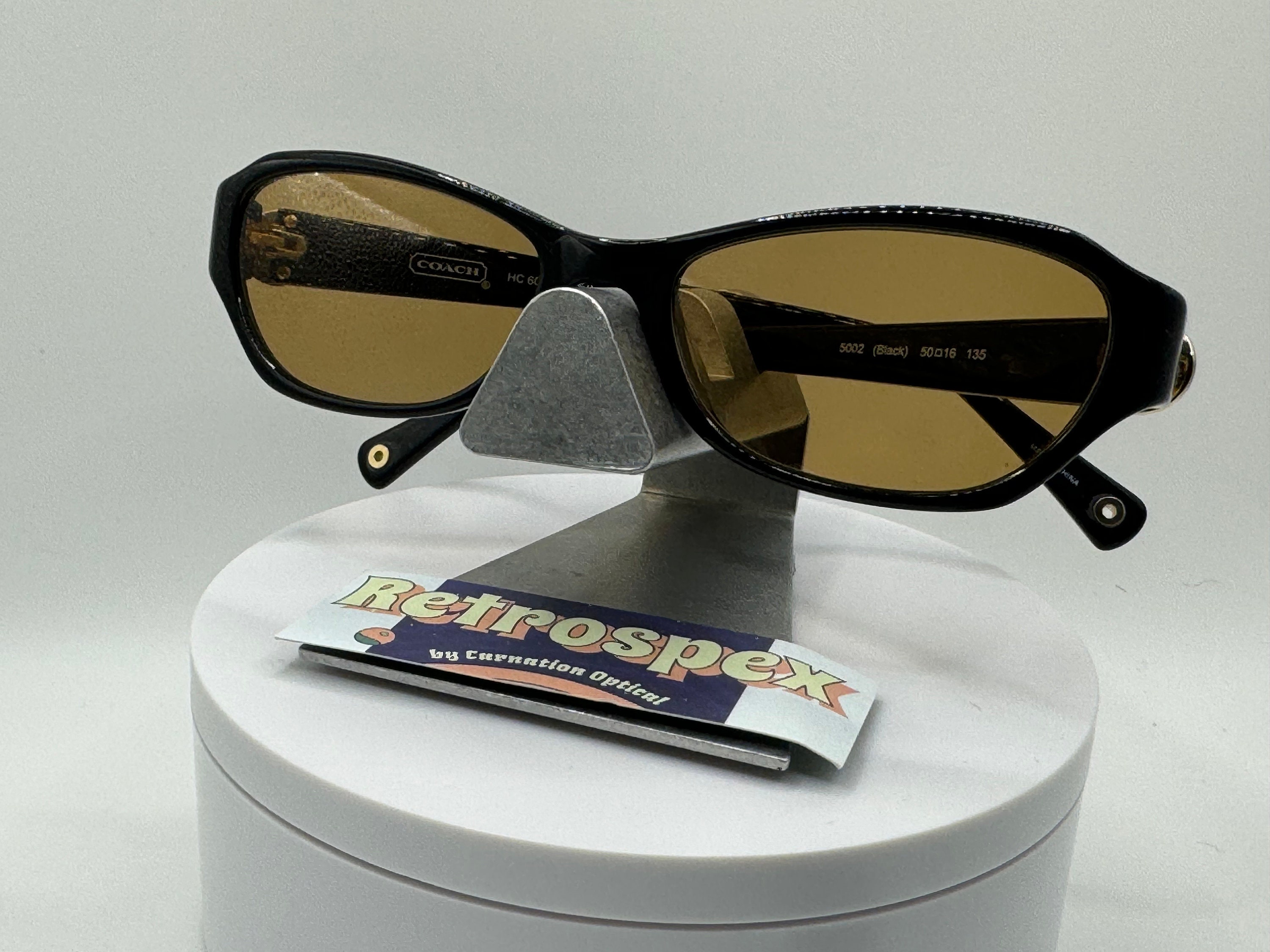 Vintage Y2K Style Sunglasses NOS 2000s Brown Lens Coach