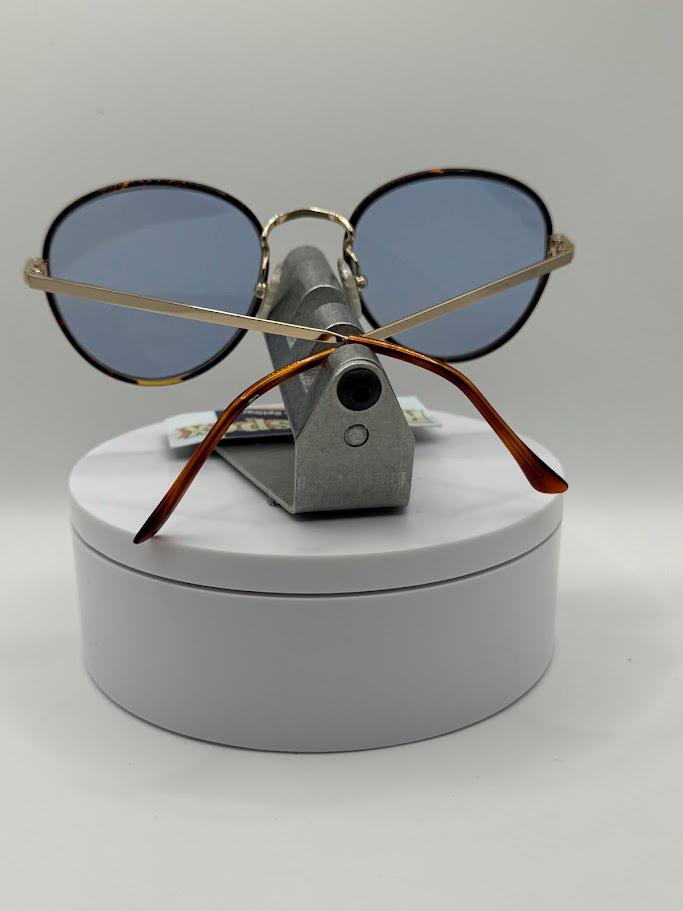 True Vintage Oversize Sunglasses NOS Preppy Round Blue Lens/Frame Oleg Cassini True Vintage Oversize Sunglasses | NOS | Preppy Round Style  main image 4