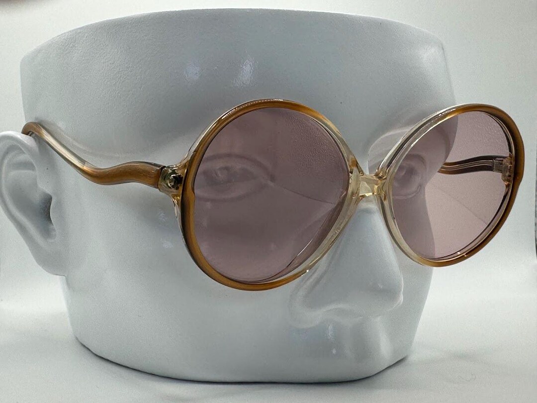 NEW Vintage Oversize Eyeglasses | Non Rx | Round Style | Gloria Vanderbilt il_fullxfull.3372124534_oe4m.jpg main image 4