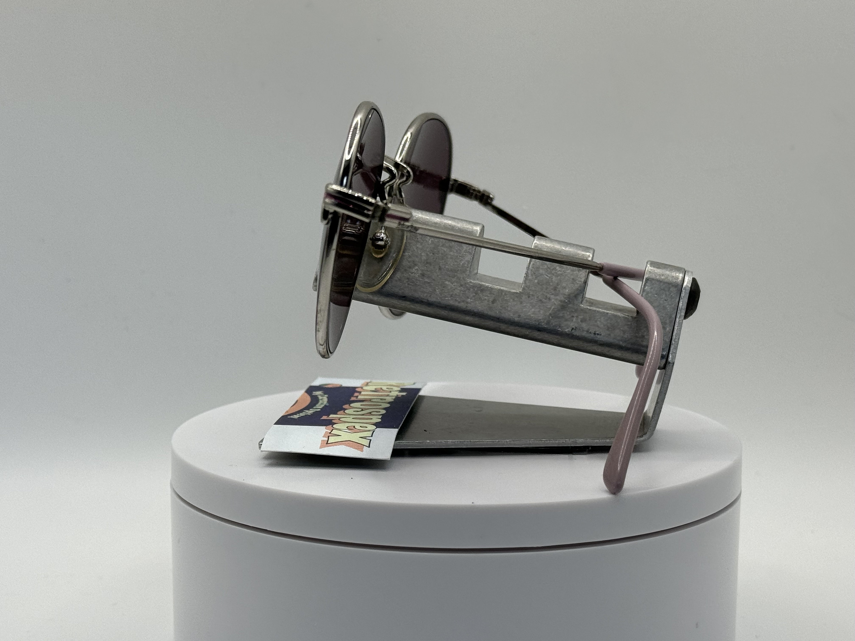 Vintage Oversize Sunglasses | NOS | Round Metal Style  display picture 2