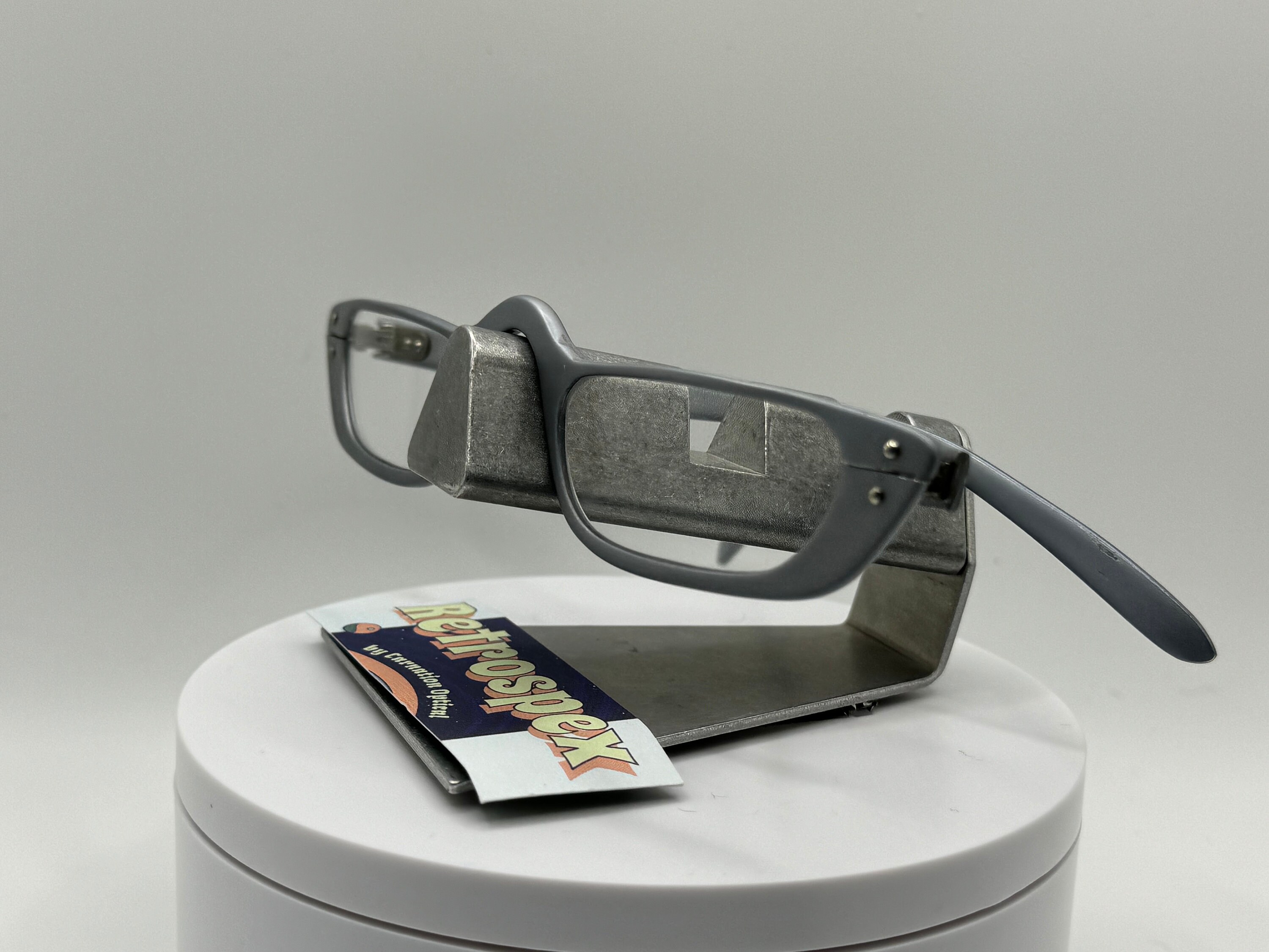 Vintage Refurbished Eyeglasses | Round Plastic Frame Grey Lenses Retro 1960’s Plastic Frame Round 1960s Vintage Eyeglasses for sale | eBay main image 3