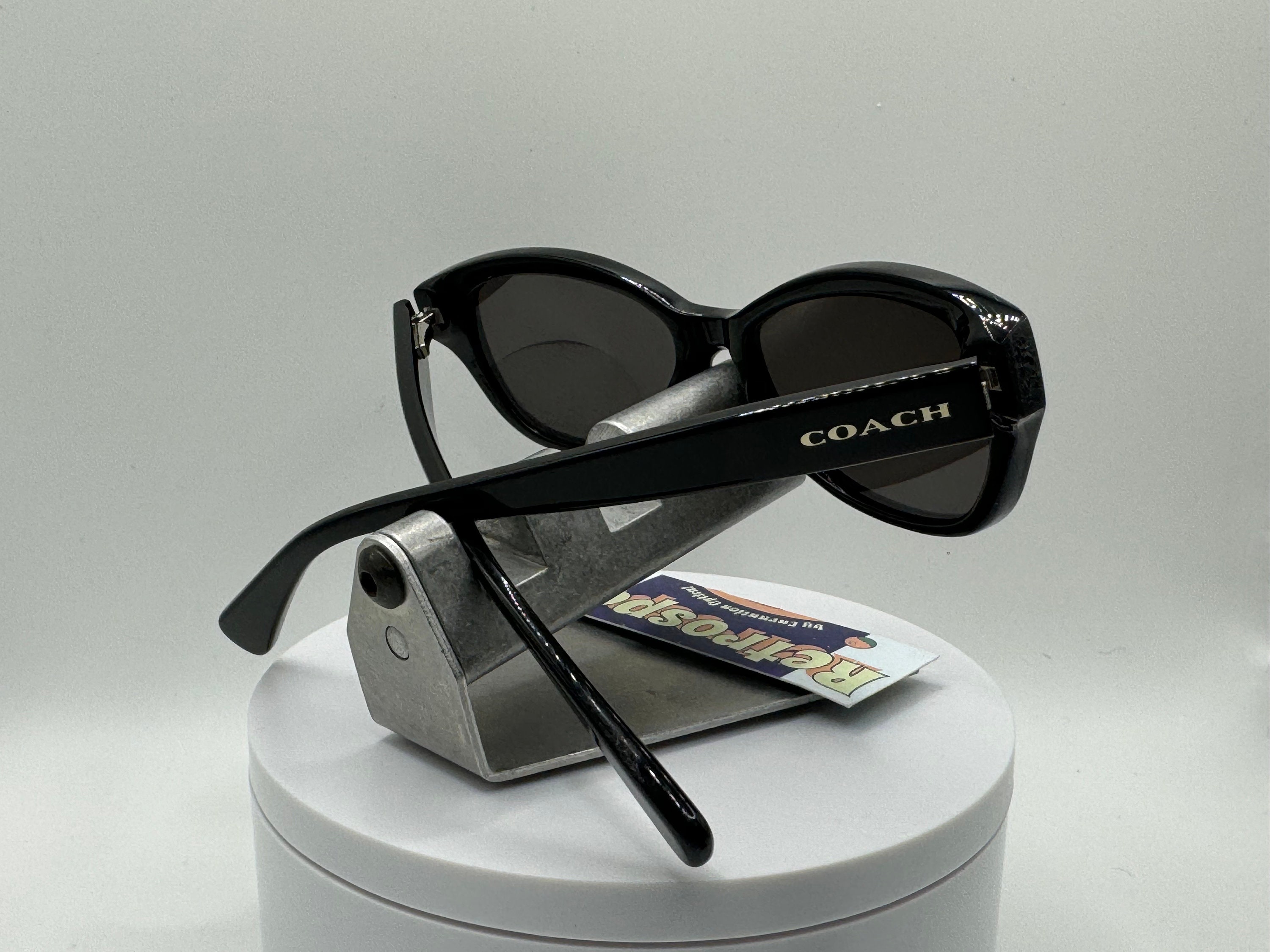 Vintage Y2K Sunglasses NOS 2000s Grey Lens Coach HC6076 Black Zyl Frame Vintage Y2K Sunglasses NOS 2000s Green Lens Coach HC6054  main image 4