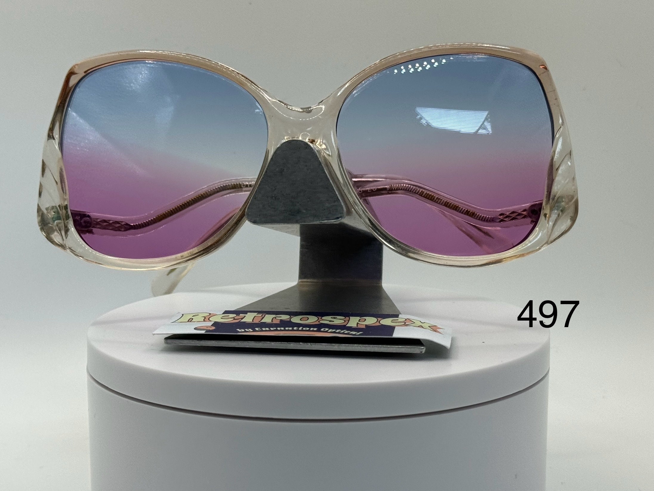 Vintage Diplomat Oversize Eyeglasses Thierry Lasry DIPLOMATY Luxury Rectangle Eyeglasses  main image 4
