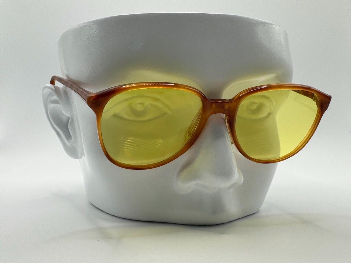 NEW Vintage Sunglasses | Non RX | Round Preppy Tortoise Style | Grey Lens | #852 Deep Brown Tortoise Medium Retro-Vintage Round Gradient  main image 2