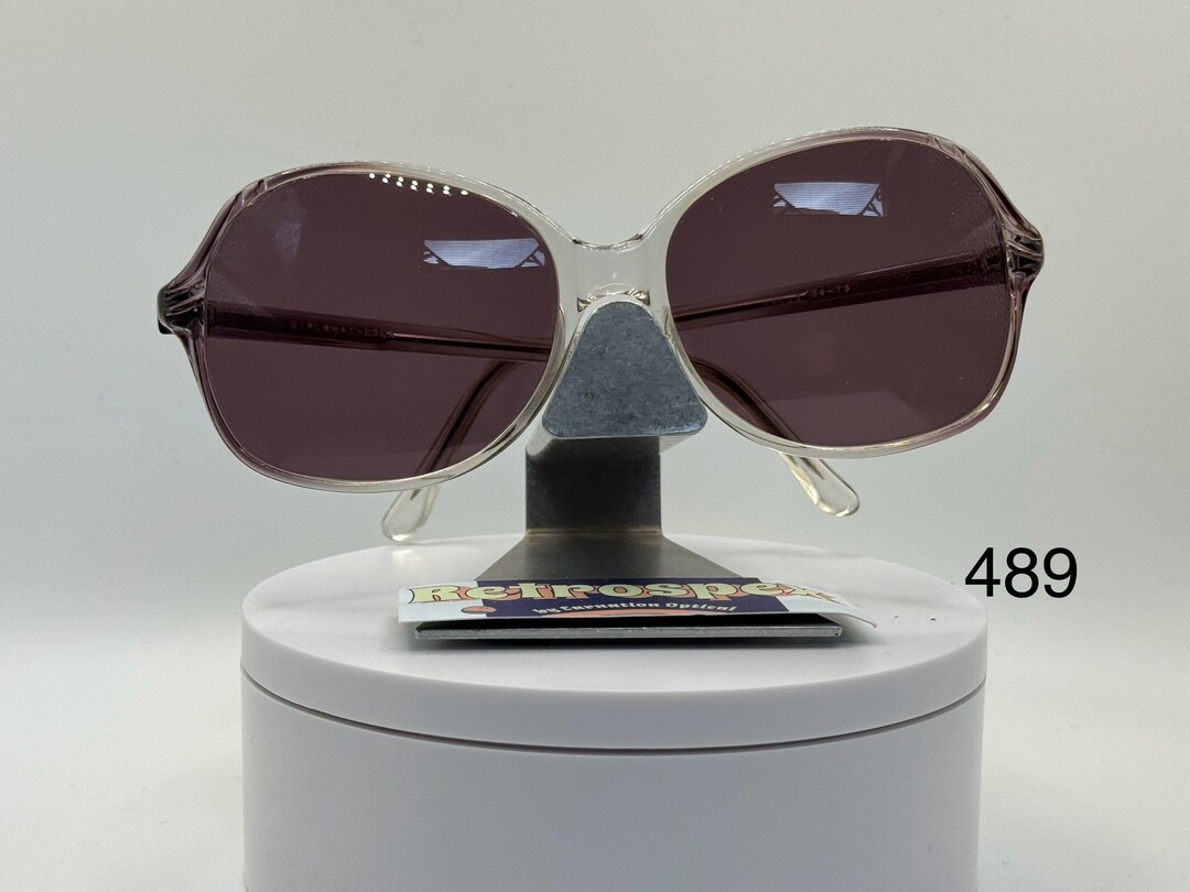 Zyle Frame Vintage Oversize Sunglasses | NOS | Mature Style | Purple Sun Lens ...