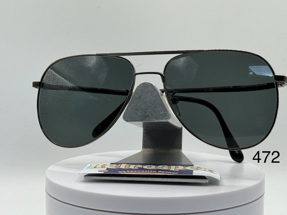 Vintage Oversize Sunglasses NOS Large Aviator Style G15